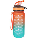 Hollywood Motivational Bottle Vesipullo Motivation Oranssi & Sininen