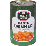 Bedst før: 31.12.2026 Taste Of Nature Bagte Bønner i Tomatsauce 400g