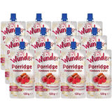 Mindestens haltbar bis: 28.02.2026 WUNDER Porridge Himbeer-Datteln, 12er Pack