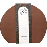 Studio Round North Studio Round Dækkeservietter 4-pak Bark/Sand