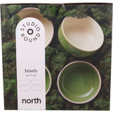Studio Round North Skål Moss Mix 4-pack 11cm