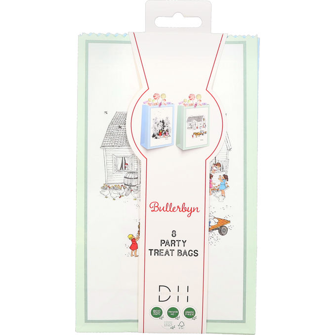 DesignHouse 95 Bullerbyen Papirsslikposer 12x20cm 8-pak