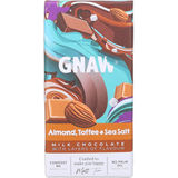 GNAW Chocolate Mælkechokolade m. Mandler, Karamel & Havsalt
