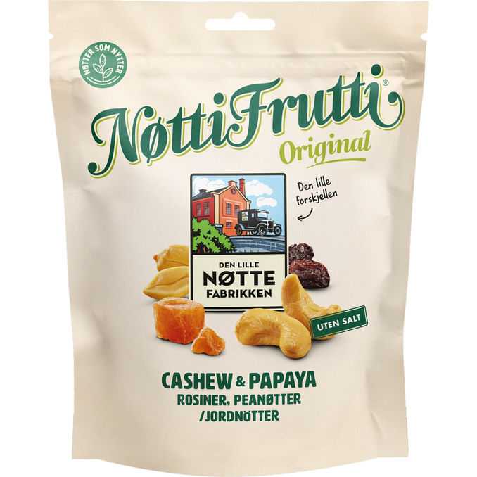 Den Lille Nøttefabrikken Pähkinä- & Hedelmäsekoitus