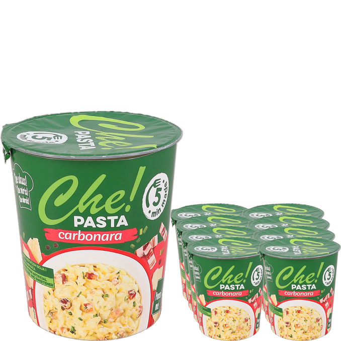 CHE Snackpasta Pasta Carbonara 8-pak