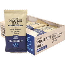 Plantebaserede Proteinbarer Blåbær