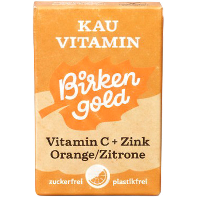 Birkengold Vitamin C + Zink Kaugummi