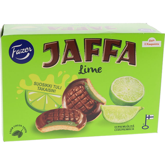 Fazer Leivoskeksi Jaffa Lime