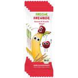 Mindestens haltbar bis: 12.03.2026 Freche Freunde BIO Fruchtriegel Banane & Kirsche