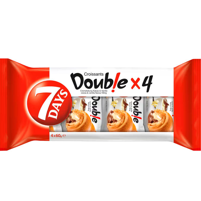 7 days Croissants Double Kakao-Vanille
