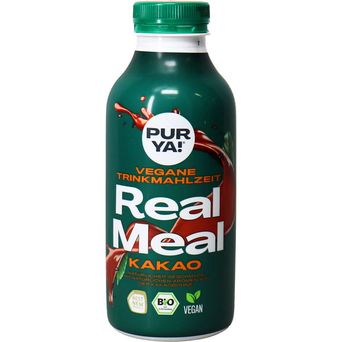 PURYA BIO Trinkmahlzeit Real Meal Kakao (EINWEG) zzgl. Pfand