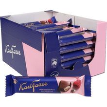 Mælkechokoladebarer m. Hindbæryogurtfyld 35-pak