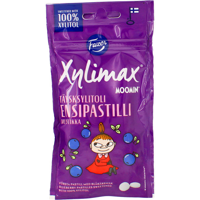Fazer Pastilli Mustikka Moomin Xylimax