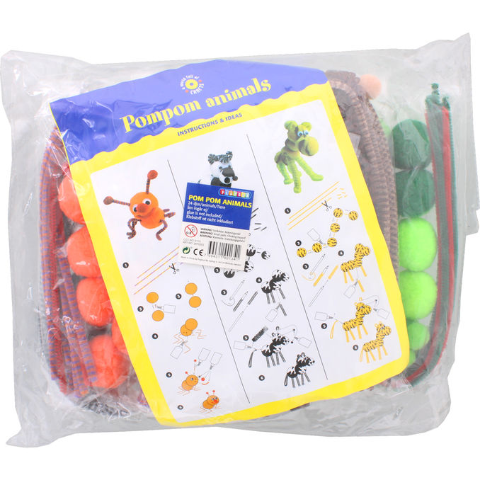 Playbox Pysselset Pompom Djur
