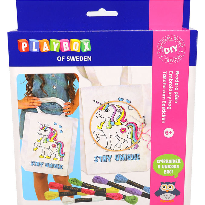 Playbox Pysselset Påse Enhörning