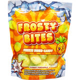 Mindestens haltbar bis: 29.05.2027 Frosty Bites Gefriergetrocknete Bites Ananas