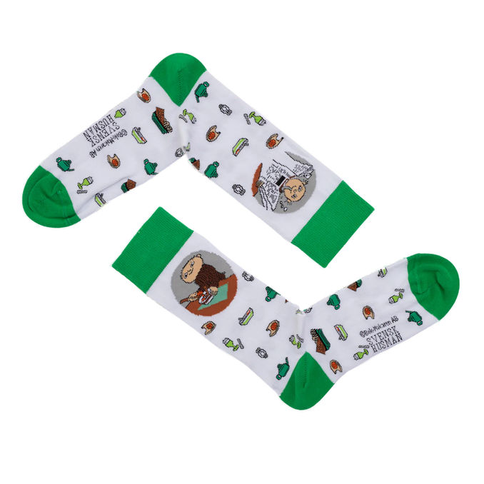 Svensk husman Strumpor Alfons Frukost Stl. 41-45