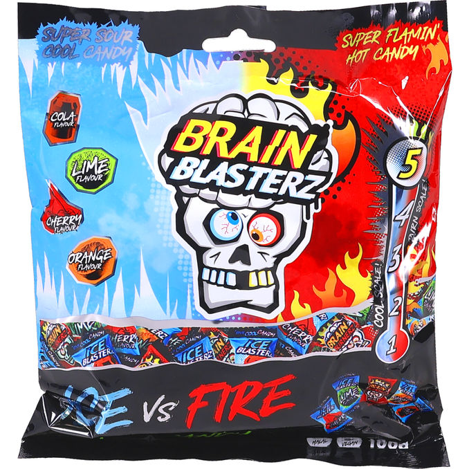 Brain Blasterz Karameller Ice vs Fire