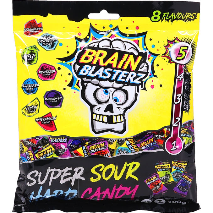 Brain Blasterz Bra Super Sour 100g