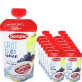 Semper Klämmis Gröt Blåbär & Äpple 12-pack