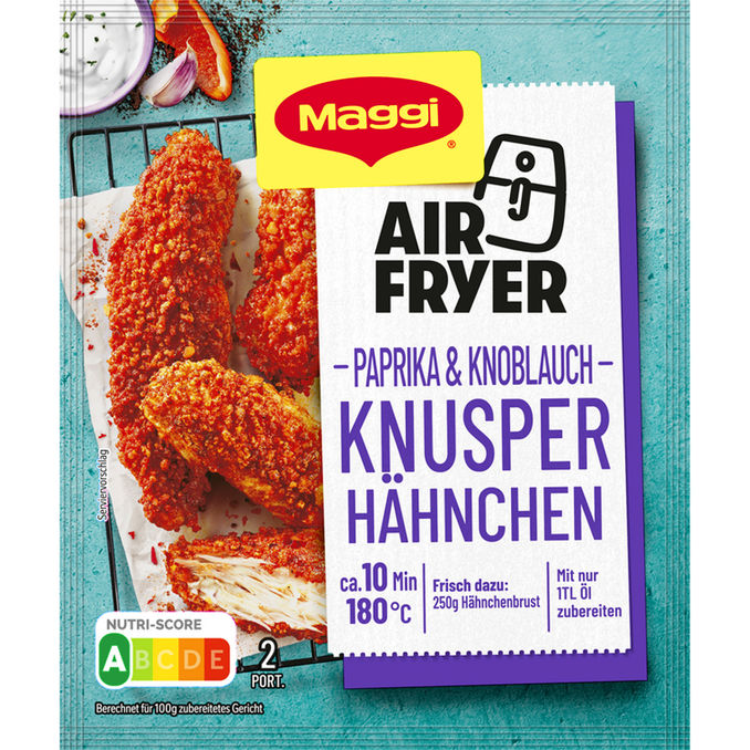 Maggi Fix Airfryer Knusper Hähnchen Paprika-Knoblauch