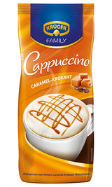 Mindestens haltbar bis: 31.07.2026 Krüger Cappuccino Caramel-Krokant