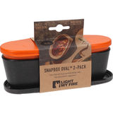 Light My Fire  Förvaringsburk Orange & Svart 2-pack