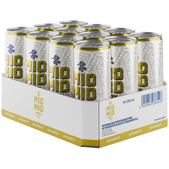 Mio Mio Mate Zero, 12er Pack (EINWEG) zzgl. Pfand