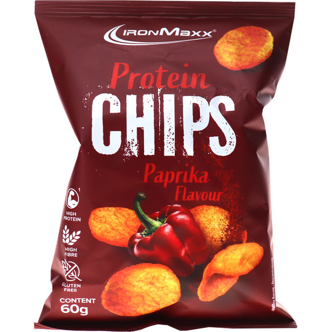 IronMaxx Protein Chips Paprika, Mini Pack