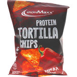 Mindestens haltbar bis: 30.04.2026 IronMaxx Protein Tortilla Chips Paprika