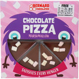 Bernard Chocolatier Milchschokolade Pizza mit Marshmallows