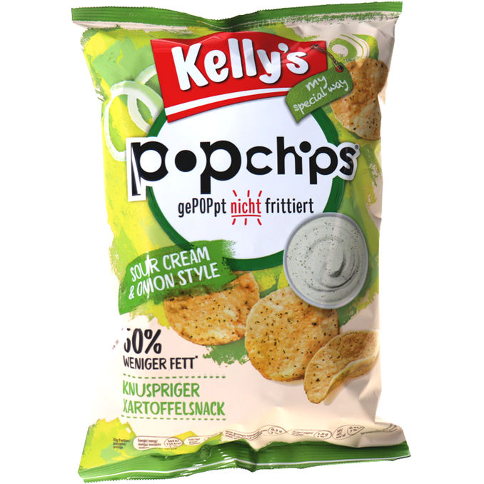 Kelly's Popchips Sour Cream & Onion