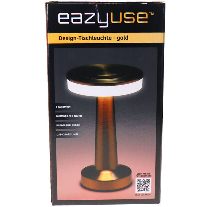 Eazyuse Design Tischleuchte Gold