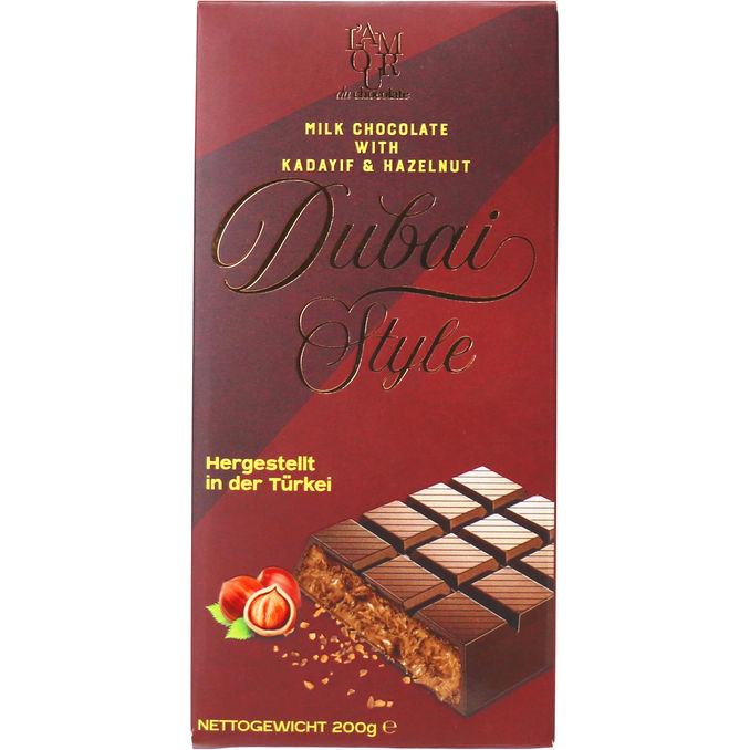 L´Amour Schokolade Dubai Style Haselnuss