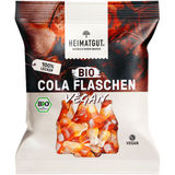 Mindestens haltbar bis: 01.03.2026 Heimatgut BIO Fruchtgummi Cola Flaschen, Mini Pack