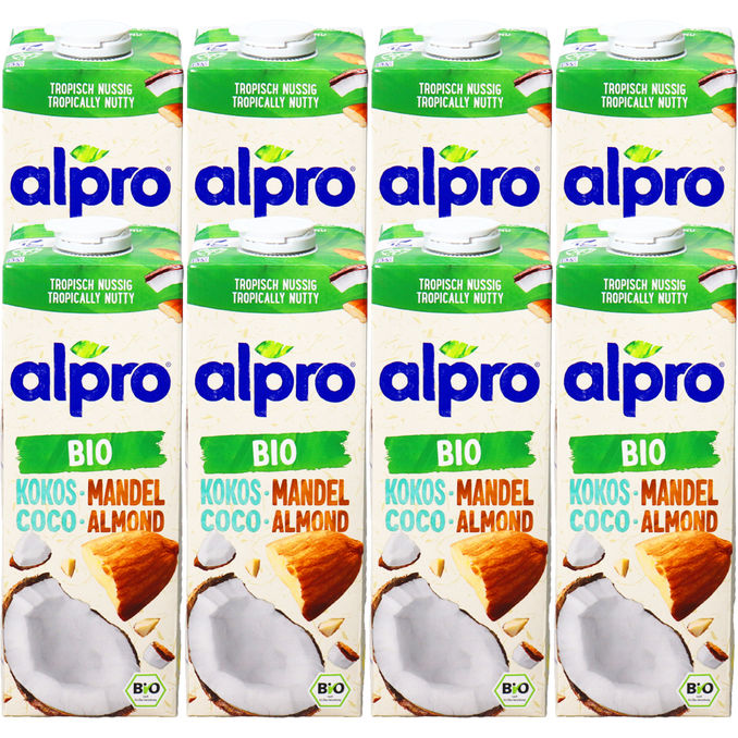Alpro BIO Kokosnuss-Mandel Drink, 8er Pack