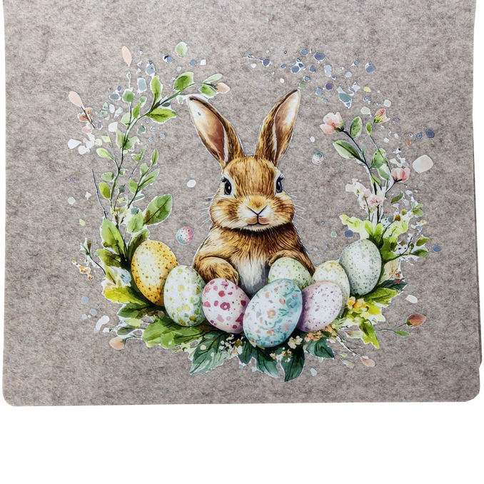 IKO Tischläufer mit Hasendruck