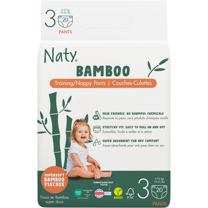 Naty Bambus Træningsbleer 6-10 kg