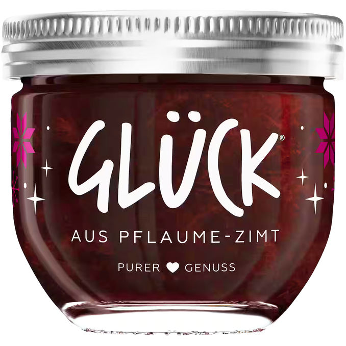 Glück Fruchtaufstrich Pflaume-Zimt