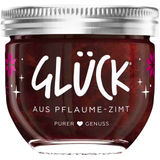 Mindestens haltbar bis: 31.08.2026 Glück Fruchtaufstrich Pflaume-Zimt