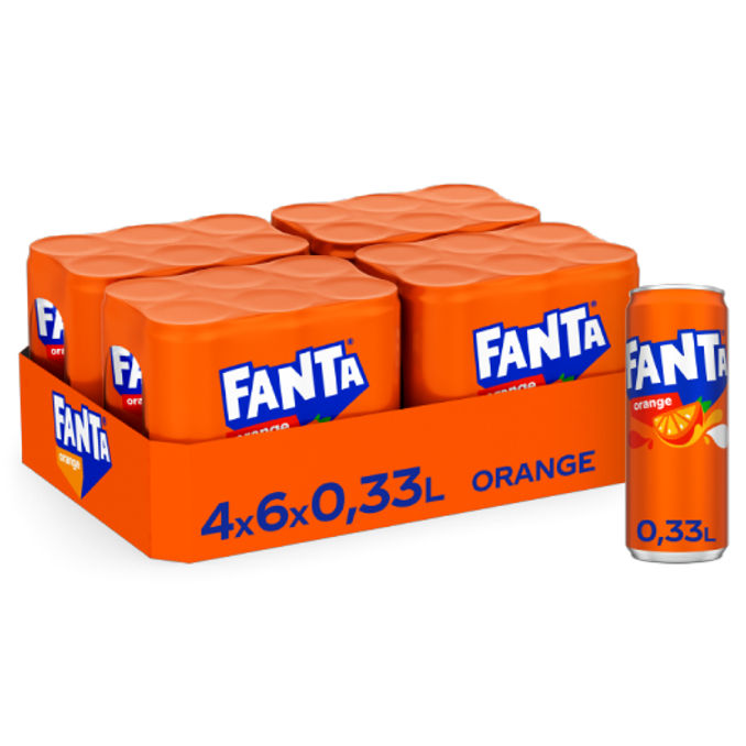 Fanta Orange, 24er Pack (EINWEG) zzgl. Pfand