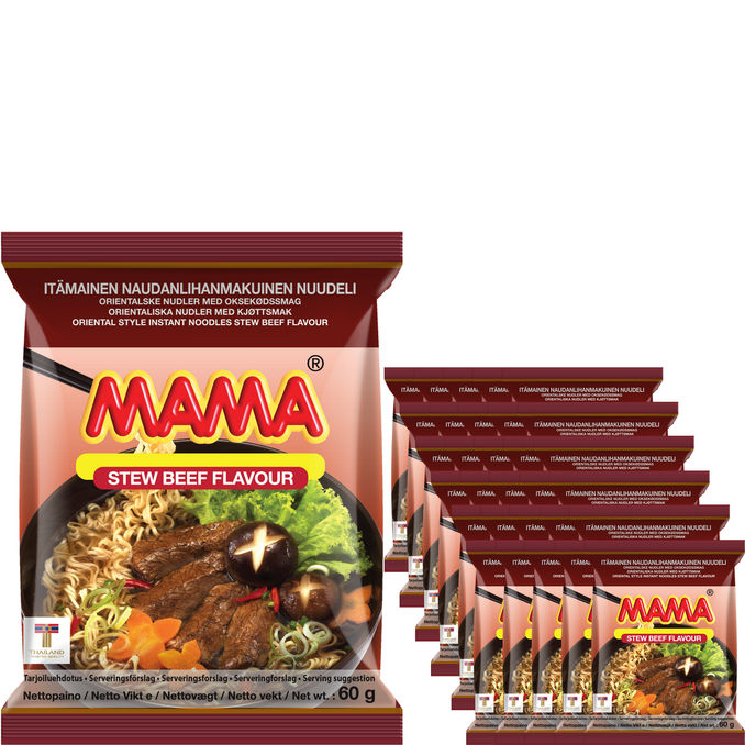 Mama Snabbnudlar Biff 30-pack