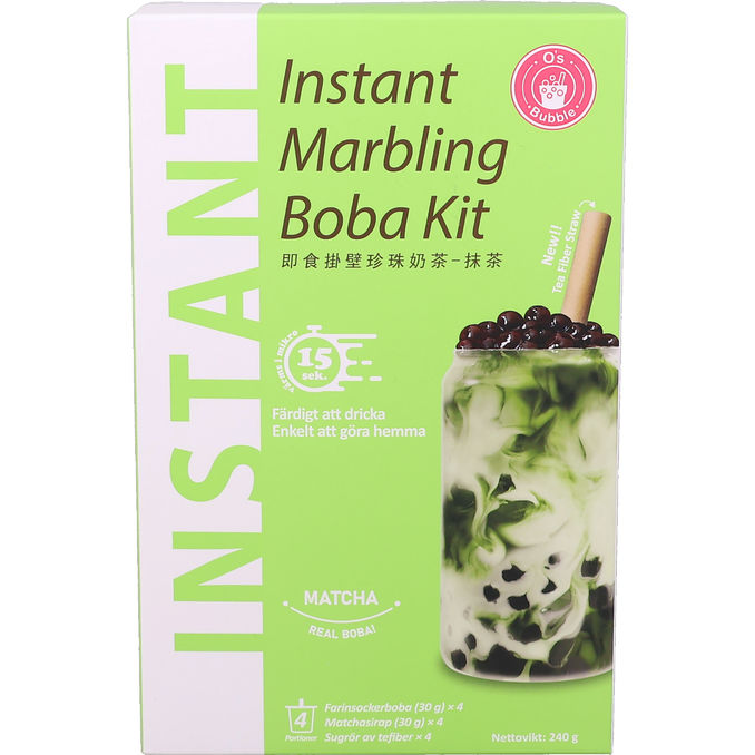 O'S BUBBLE Boba Kit Matcha