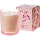Jean&Len Aroma-Therapie Duftkerze Litschi & Pfingstrose