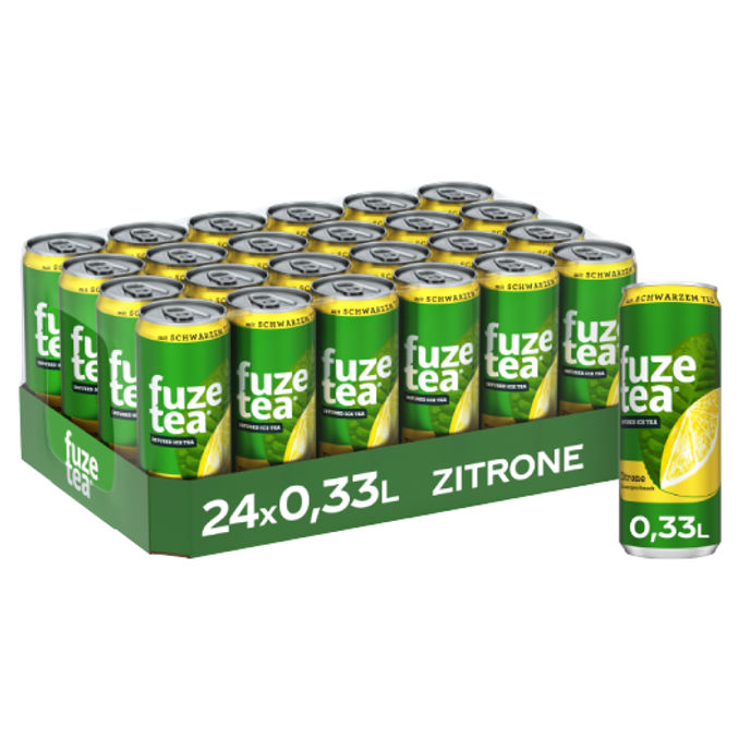 Fuze Tea Eistee Zitrone, 24er Pack (EINWEG) zzgl. Pfand