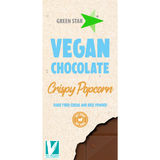 Parasta ennen: 19.03.2026 Green Star Suklaa Crispy Popcorn Vegan
