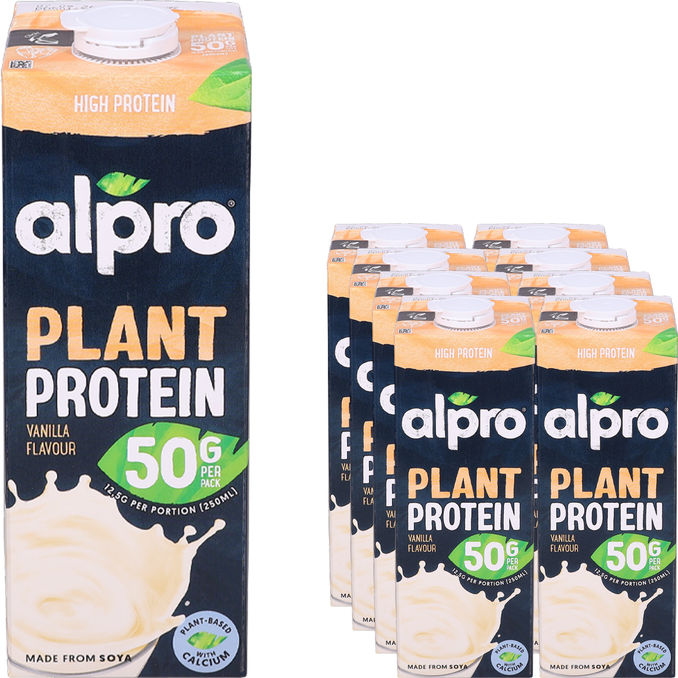 Alpro Soijajuoma Protein Vanilja 8-Pack