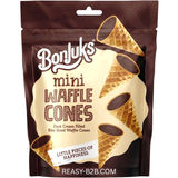 Bonjuks Mini Waffle Snack Dunkle Schokolade