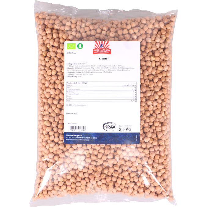 Kung Markatta Økologiske Kikærter 2,5 kg