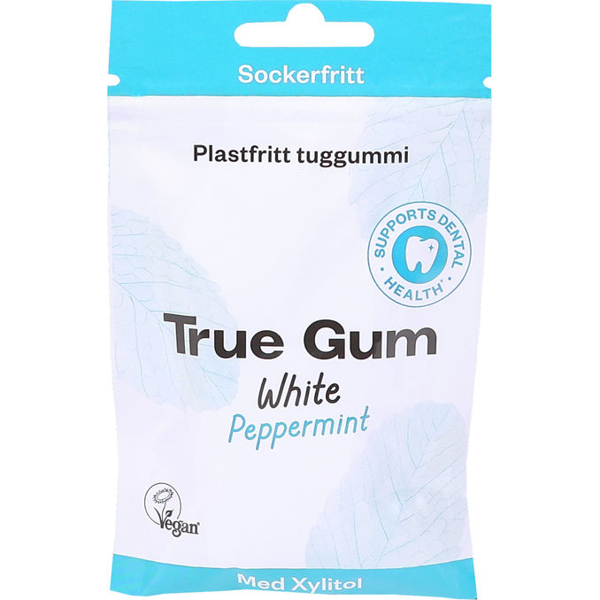 True Gum Tyggegummi White Peppermint Sukkerfri